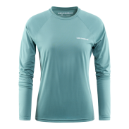 Women's Salmon Tailscape LS Tech Tee